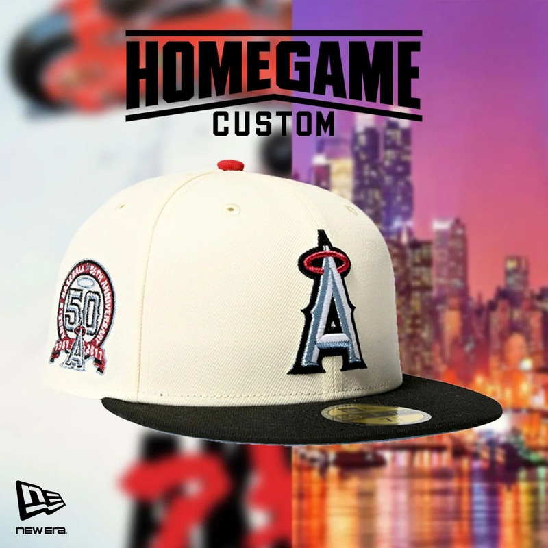 NEW ERA ニューエラ ANAHEIM ANGELS CO 50TH ANNIV 59FIFTY CHROME W/BLACK キャップ 71021917