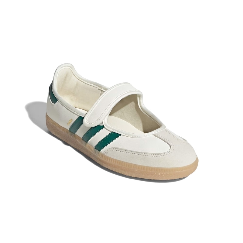 adidas アディダス SAMBA JANE W ｵﾌﾎﾜｲﾄ/ｶﾚｯｼﾞｸﾞﾘｰﾝ スニーカー IH6485 