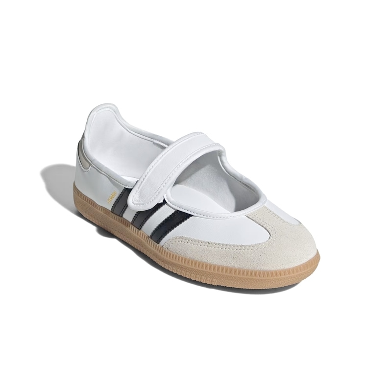 adidas アディダス SAMBA JANE W ﾌｯﾄｳｪｱﾎﾜｲﾄ/ｱﾙﾐﾅ スニーカー JR1402