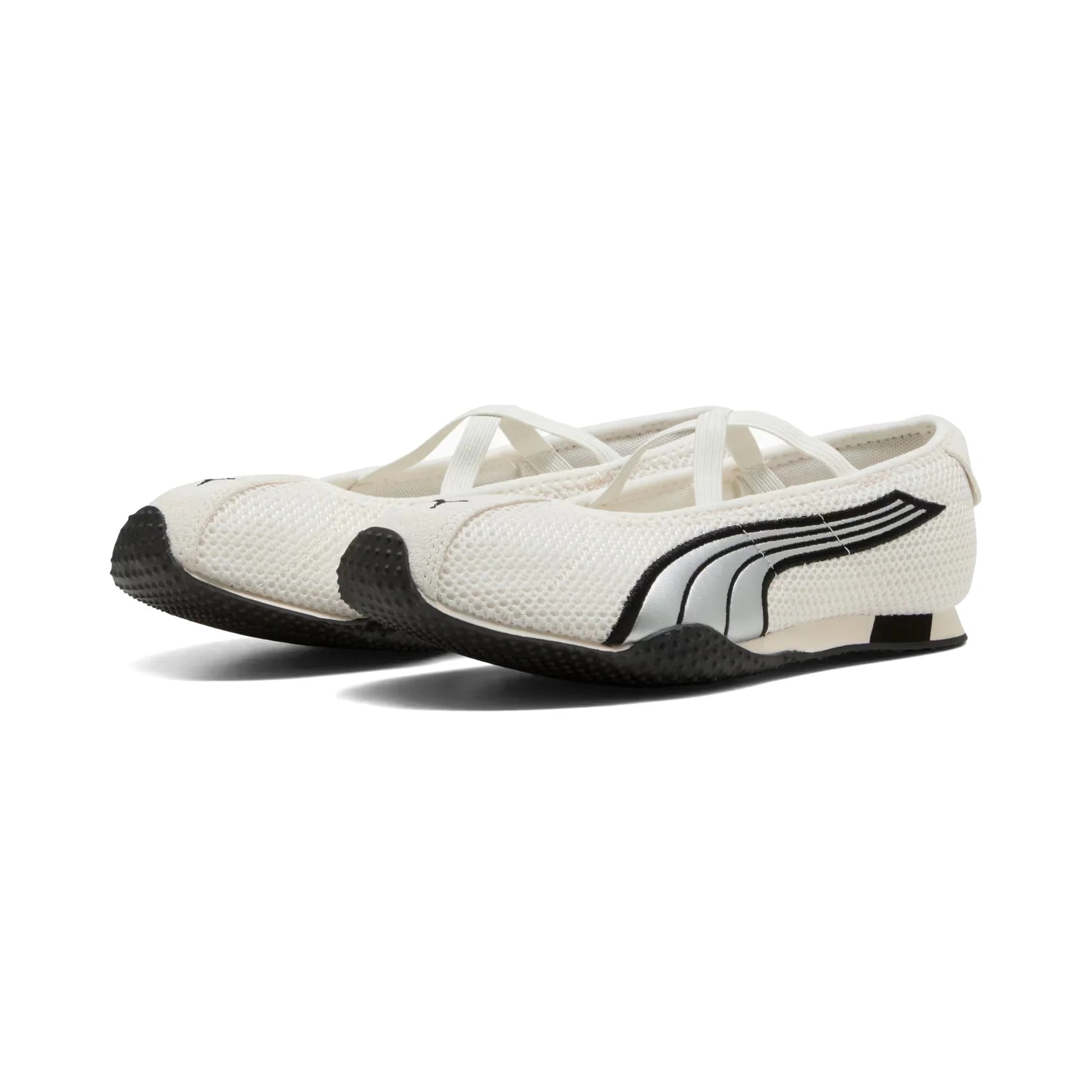 PUMA プーマ H-STREET BALLET WNS WARM WHITE-PUMA SILVER スニーカー 407820-02 