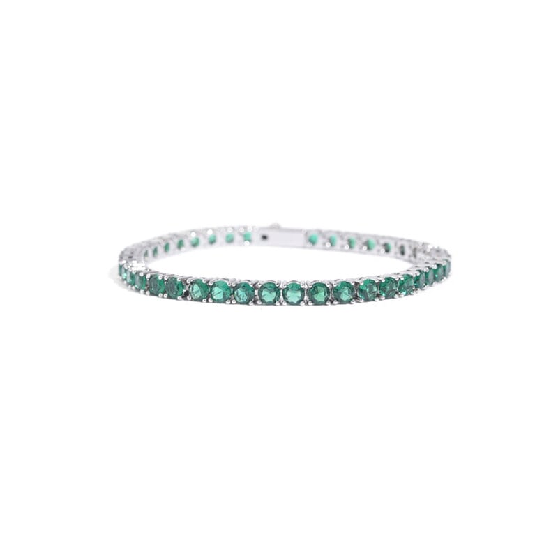 アクセサリー | EL REIGN × $ole only エルレイン × ソールオンリー EMERALD TENNIS CHAIN BRACELET 7inch ブレスレット ELC26SS-002