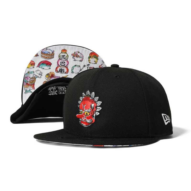 キャップ | LFYT×THREE TIDES TATTOO エルエフワイティー × スリータイズタトゥー NEWERA HORIMATSU TENGU キャップ 9FIFTY LE261401