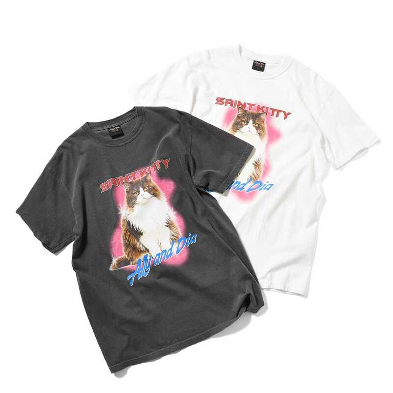 Ally＆Dia アリーアンドダイア SAINT KITTY Tee 半袖Tシャツ AD26SU001