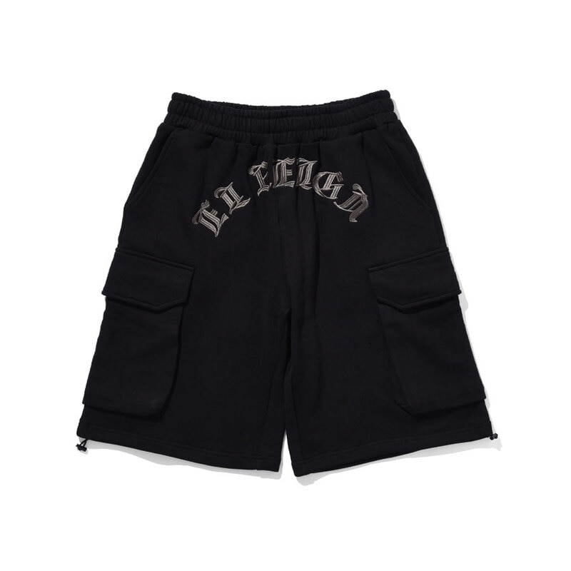 LAKH ラク SLANTED POCKETS CARGO SHORTS カーゴショーツ HB NAVY