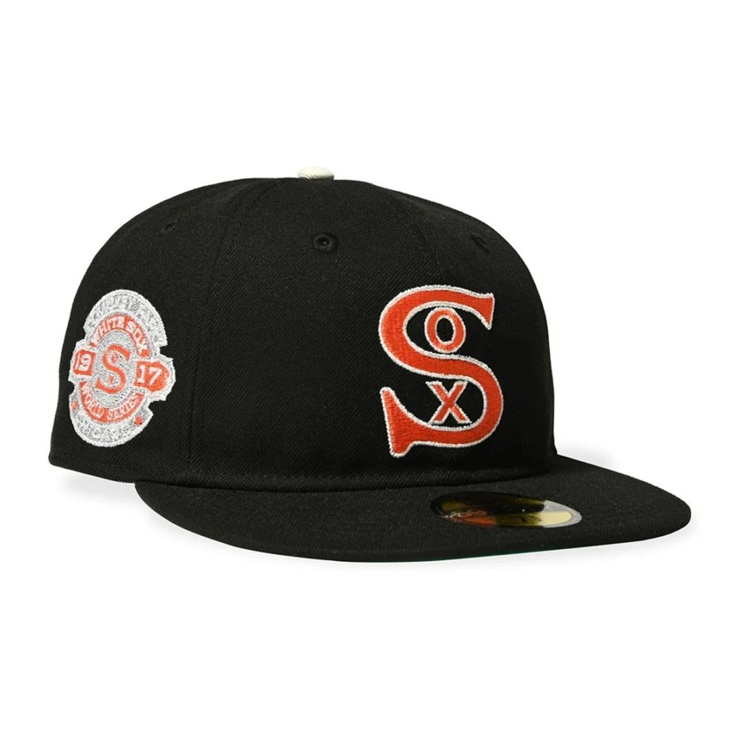 NEW ERA ニューエラ CHICAGO WHITE SOX CO 1917 WS 59FIFTY SB BLACK キャップ 15169193