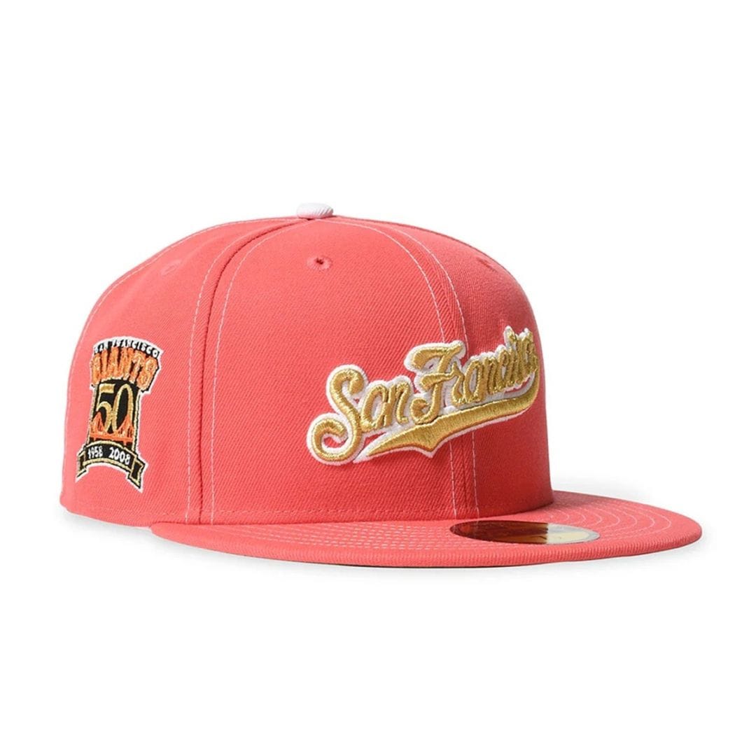 NEW ERA ニューエラ SAN FRANCISCO GIANTS CO 50TH ANNIV WORLD LOGO 59FIFTY COR キャップ 71037335