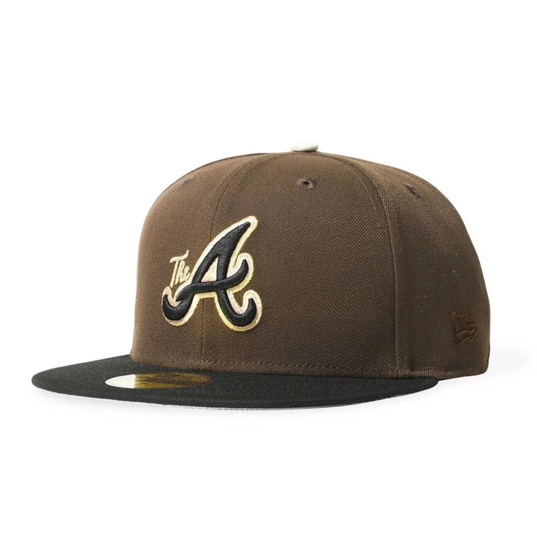 NEW ERA ニューエラ ATLANTA BRAVES CO THE A 59FIFTY WALNUT/BLACK キャップ 71037338