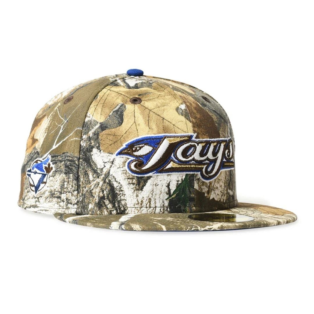NEW ERA ニューエラ TRONTO BLUE JAYS CO WORD LOGO 59FIFTY REAL TREE