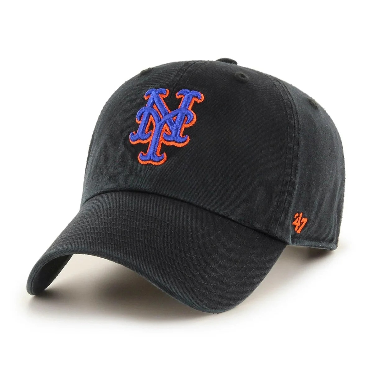 47 BRAND フォーティーセブン Mets ’47 CLEAN UP Black METS キャップ 14751248 47A B-NLRGW16GWS-BKC