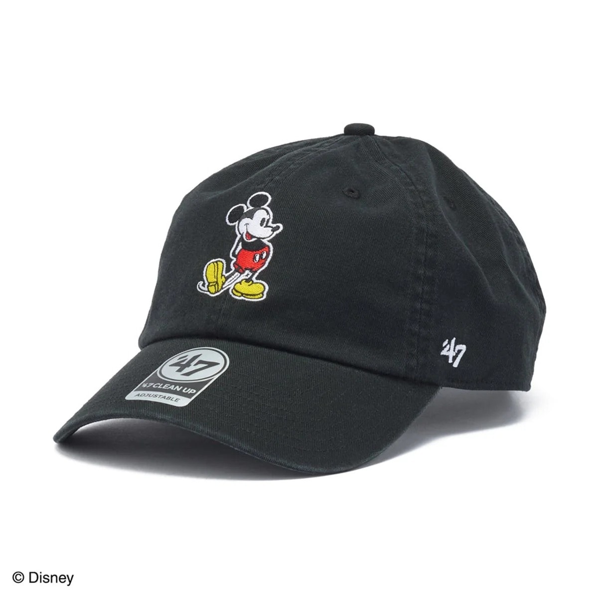 47 BRAND フォーティーセブン Mickey Mouse CLEAN UP BLACK キャップ 14920473 47A-CLPDISMICSTA0-CTGW-BLK