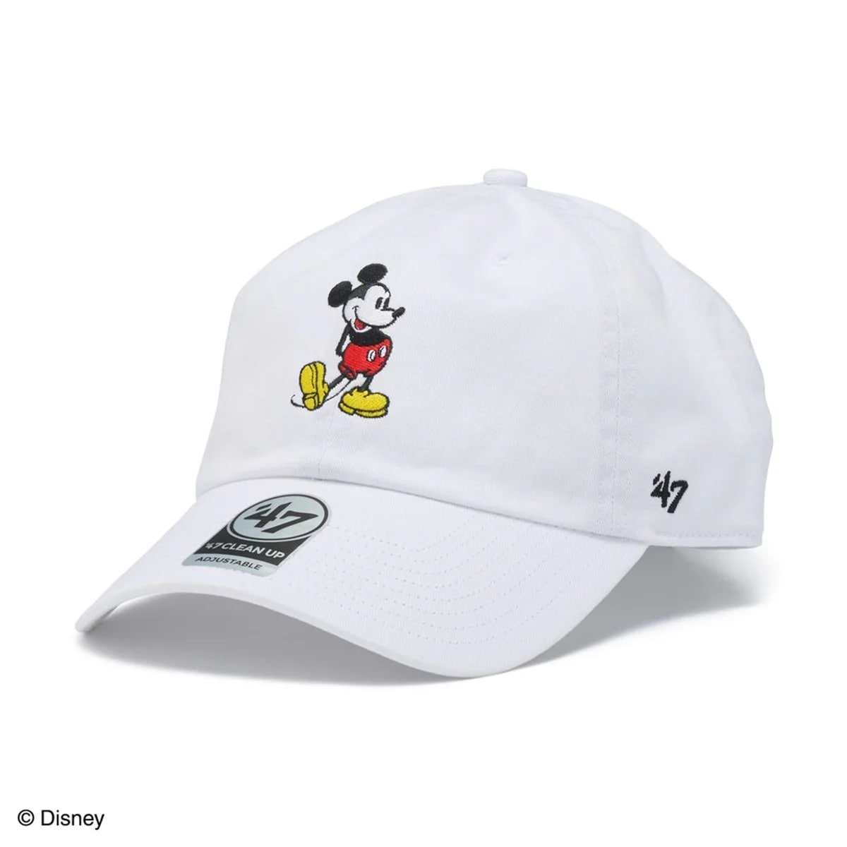 47 BRAND フォーティーセブン Mickey Mouse CLEAN UP WHITE キャップ 14920467 47A-CLPDISMICSTA0-CTGW-WHI