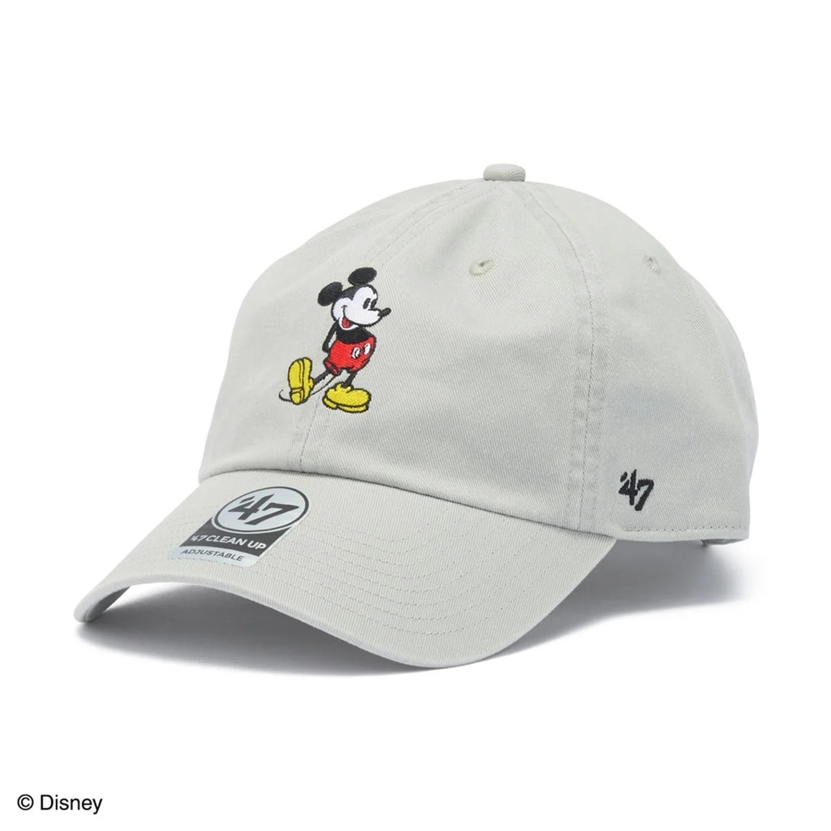 47 BRAND フォーティーセブン CLEAN UP Mickey Mouse GRAY キャップ 14920470 47A-CLPDISMICSTA0-CTGW-GRY