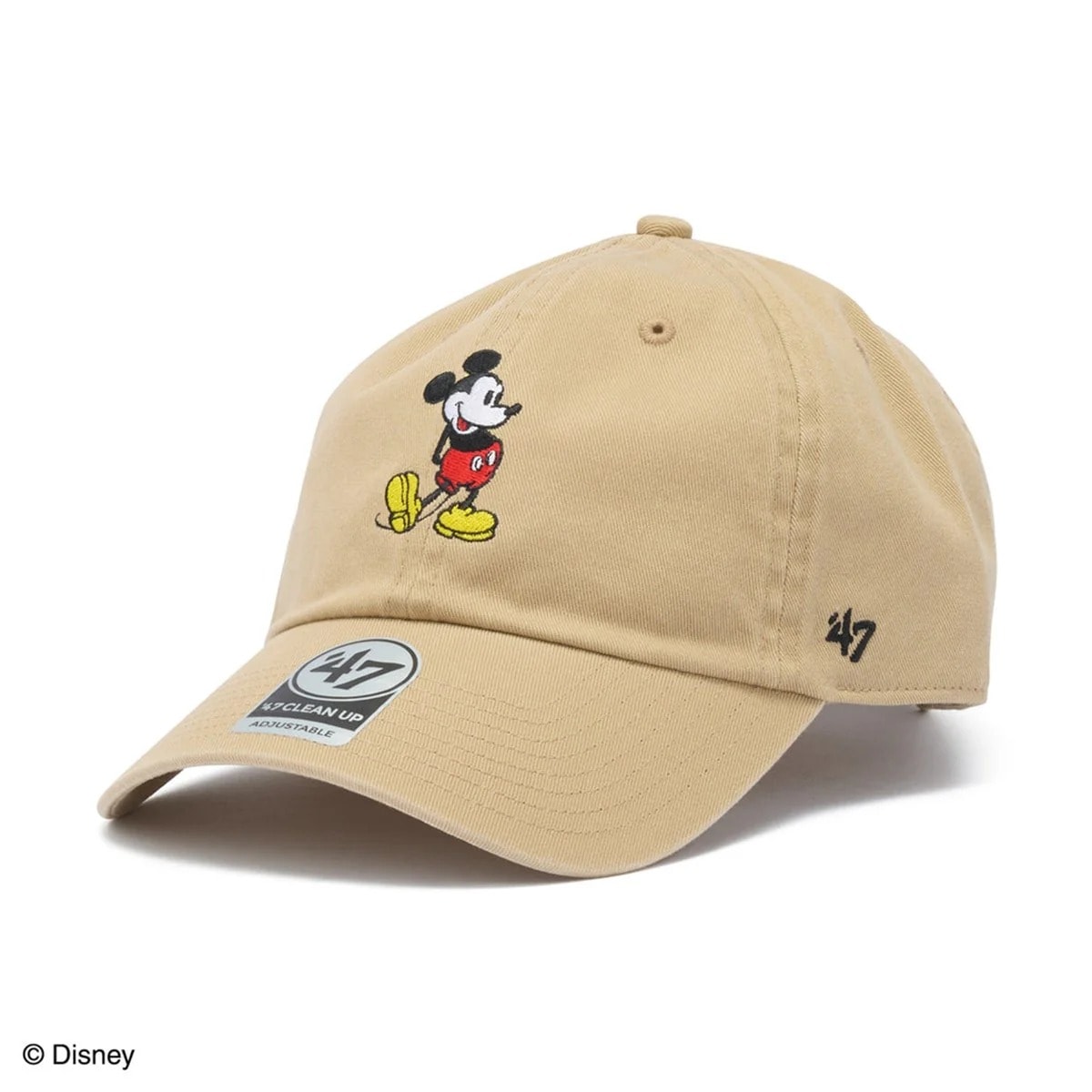 47 BRAND フォーティーセブン CLEAN UP Mickey Mouse KHAKI キャップ 14920469 47A-CLPDISMICSTA0-CTGW-KHA