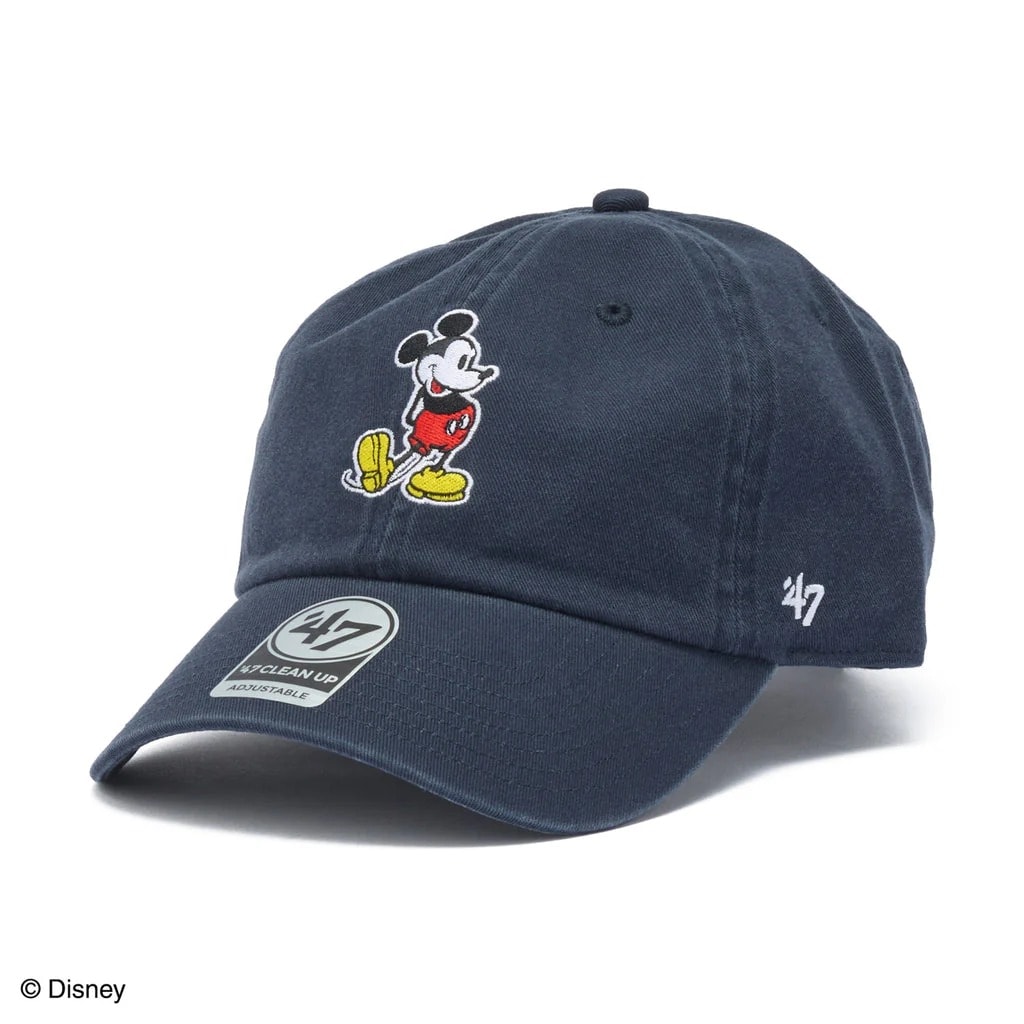 47 BRAND フォーティーセブン CLEAN UP Mickey Mouse NAVY キャップ 14920468 47A-CLPDISMICSTA0-CTGW-NVY