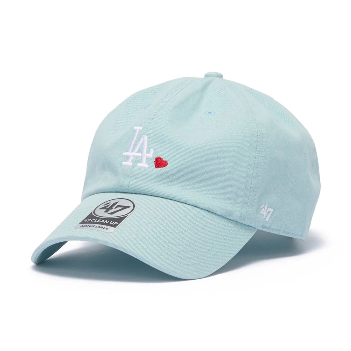 47 BRAND フォーティーセブン CLEAN UP WITH HEART BLUE キャップ 14920415 47A-CLPMLBMHEARTLOSDOD-CTGW-MAK