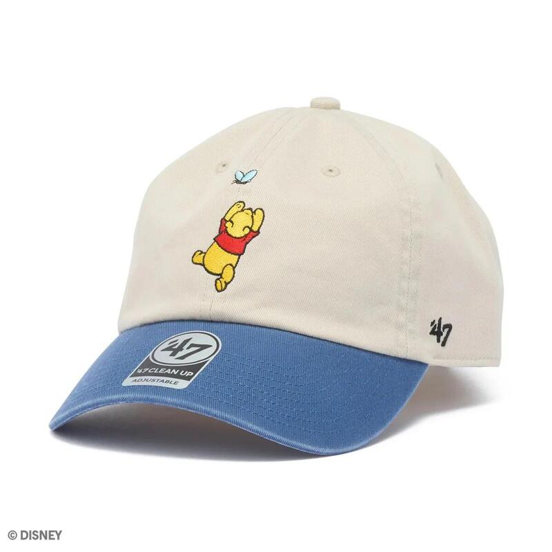 47 BRAND フォーティーセブン CLEAN UP Winnie-the-Pooh Pooh BONE/TIMBER BLUE キャップ 14920460 47A-CLPDISPOOFLY2TN-CTGW-BONTIMBLU