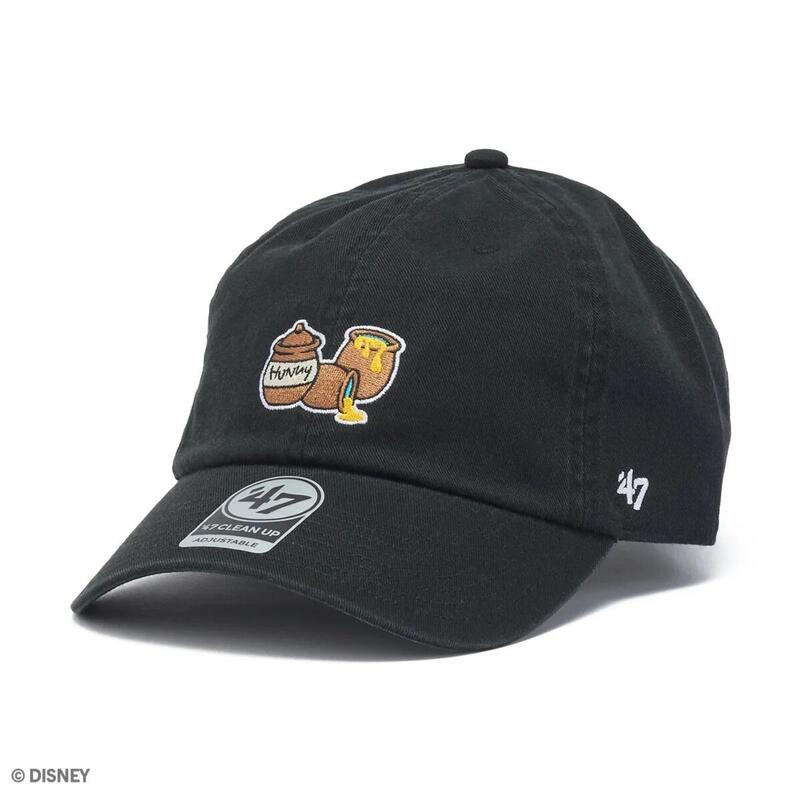 47 BRAND フォーティーセブン CLEAN UP Winnie-the-Pooh Pooh BLACK キャップ 14920457 47A-CLPDISPOOJAH-CTGW-CAM