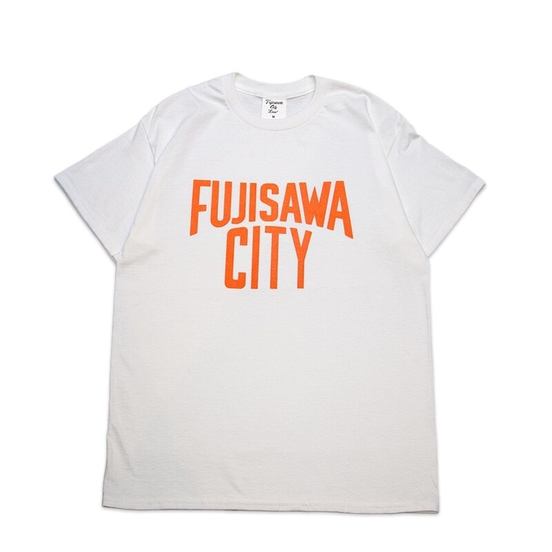 半袖 Tシャツ | FUJISAWA CITY フジサワシティ LOGO TEE WHITE×ORANGE 半袖Tシャツ