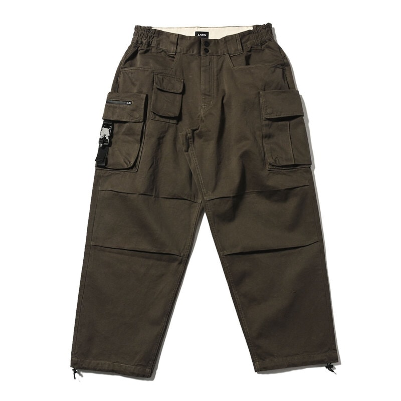 LAKH ラク TEN POCKETS CARGO PANTS REDLINE SELVEDGE カーゴパンツ OLIVE オリーブ【30%オフ】