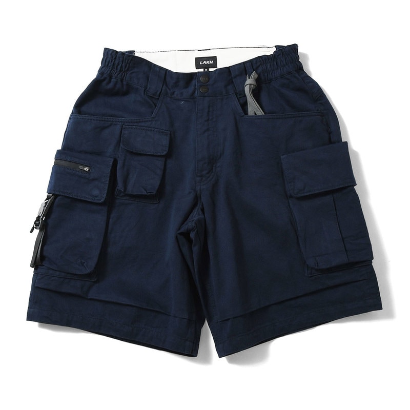 LAKH ラク TEN POCKETS CARGO SHORTS REDLINE SELVEDGE カーゴショーツ NAVY ネイビー【30%オフ】