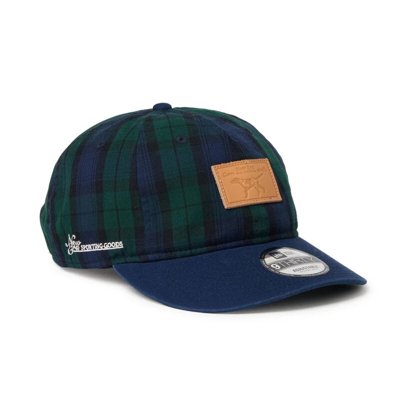 NEW ERA ニューエラOD 9THIRTY TAKAYUKI OHASHI DOG PATCH BLACK WATCH NAVY ベースボールキャップ 15171665