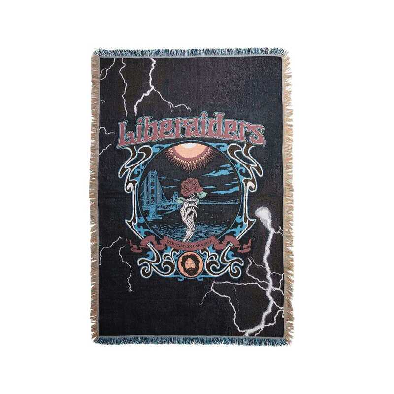 インテリア | Liberaiders リベレイダーズ DEAD ROSE THROW BLANKET BLACK スローケット 739092603