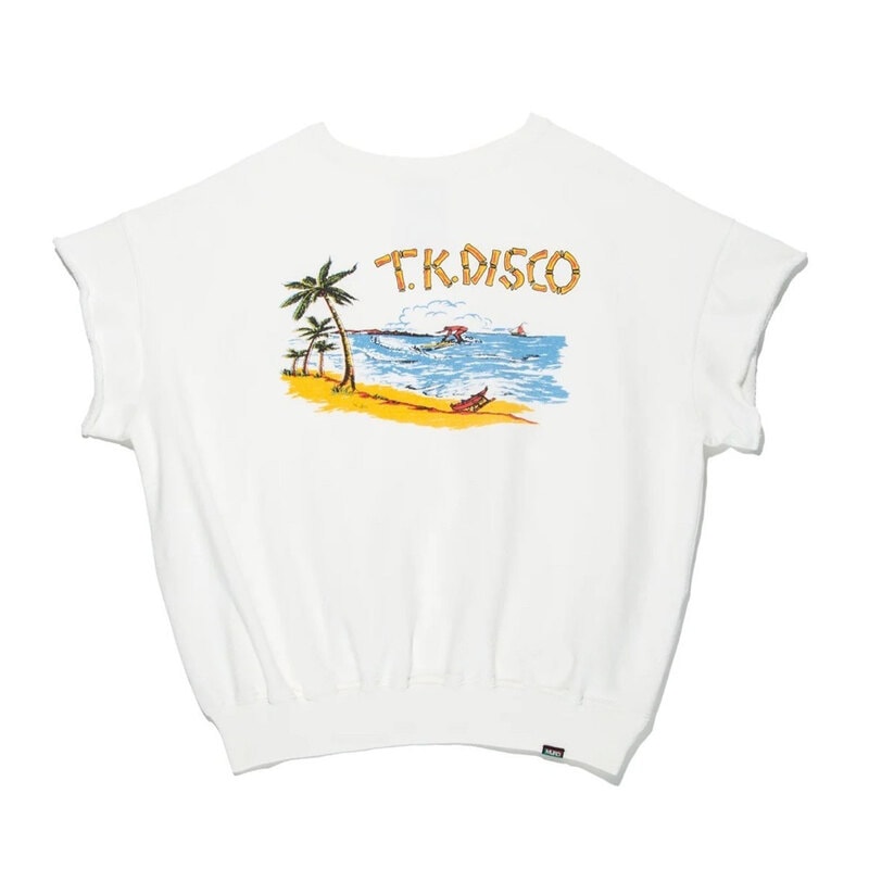 半袖 Tシャツ | RECOGNIZE レコナイズ TK RECORDS SS SWEATSHIRT 半袖スウェット WHITE BWRC251-TRSSS