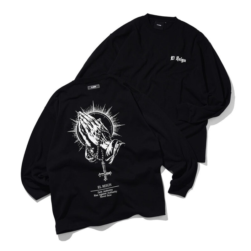 長袖 Tシャツ | EL REIGN エルレイン PRAYER FOR RUIN LONG SLEEVE 長袖Tシャツ EL26AW-001
