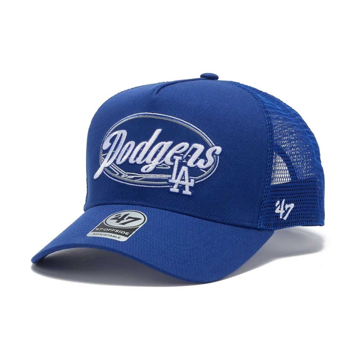 MC LA DODGERS 47 QUILL CAP BLUE 帽子 刺繍 青 47 フォーティーセブン Los Angeles Dodgers OFFSIDE ROYAL キャップ