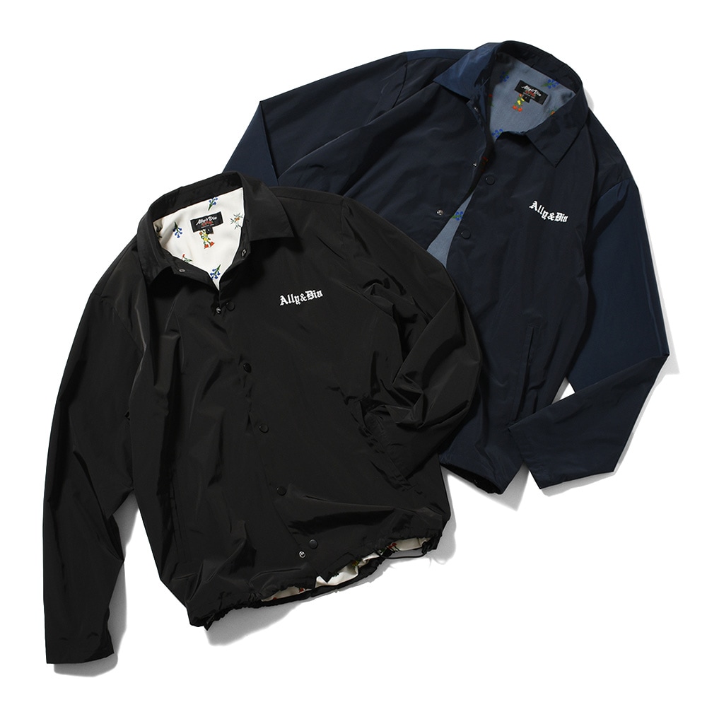 ALLY & DIA アリーアンドダイア BIG ROSE COACH JACKET コーチ