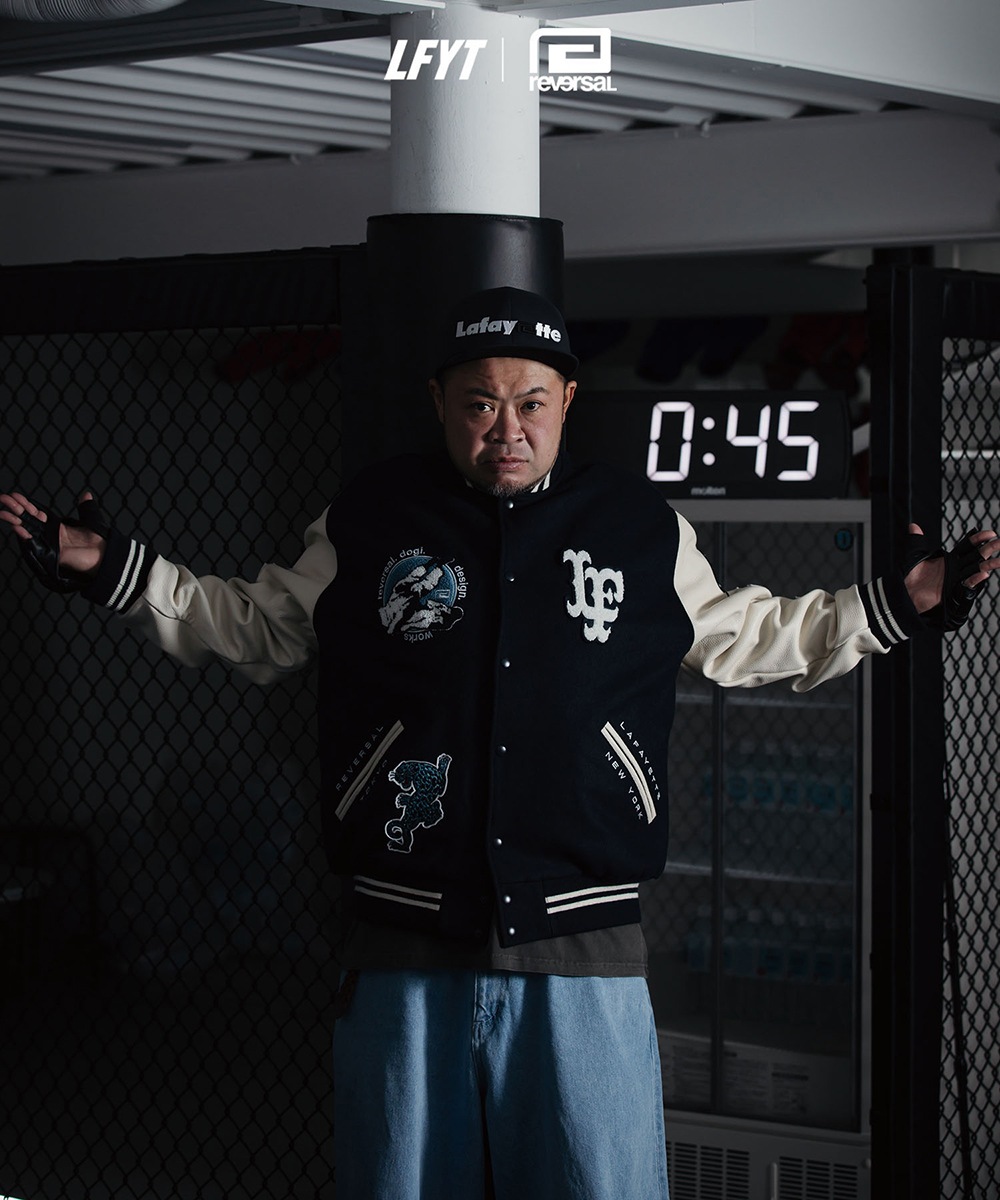LFYT × rvddw エルエフワイティー × リバーサル STADIUM JACKET
