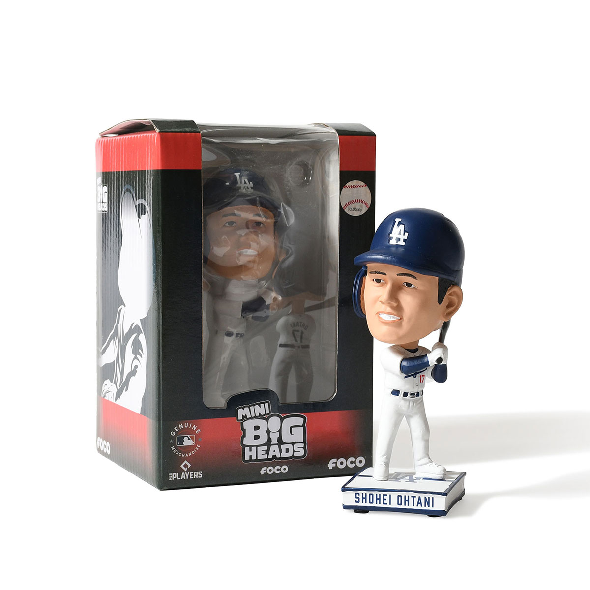 FOCO フォコ OHTANI 大谷 LA DODGERS 4.5 INCH HOME JERSEY BIGHEAD 