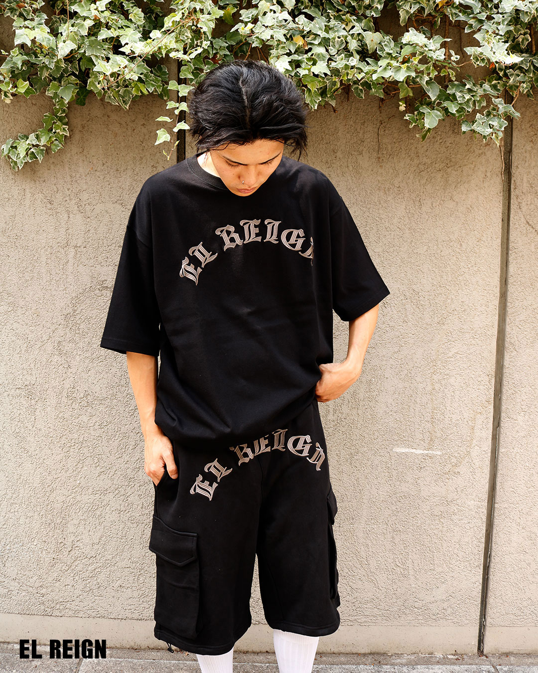 EL REIGN エルレイン “LIMITED” THE WORLD IS YOURS SWEAT CARGO
