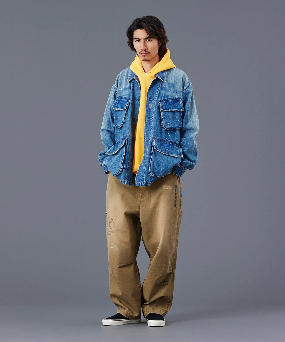 LIBERAIDERS デニム　ジャケット　リベレイダース Liberaiders リベレイダース DENIM COMBAT JACKET | ARTIF