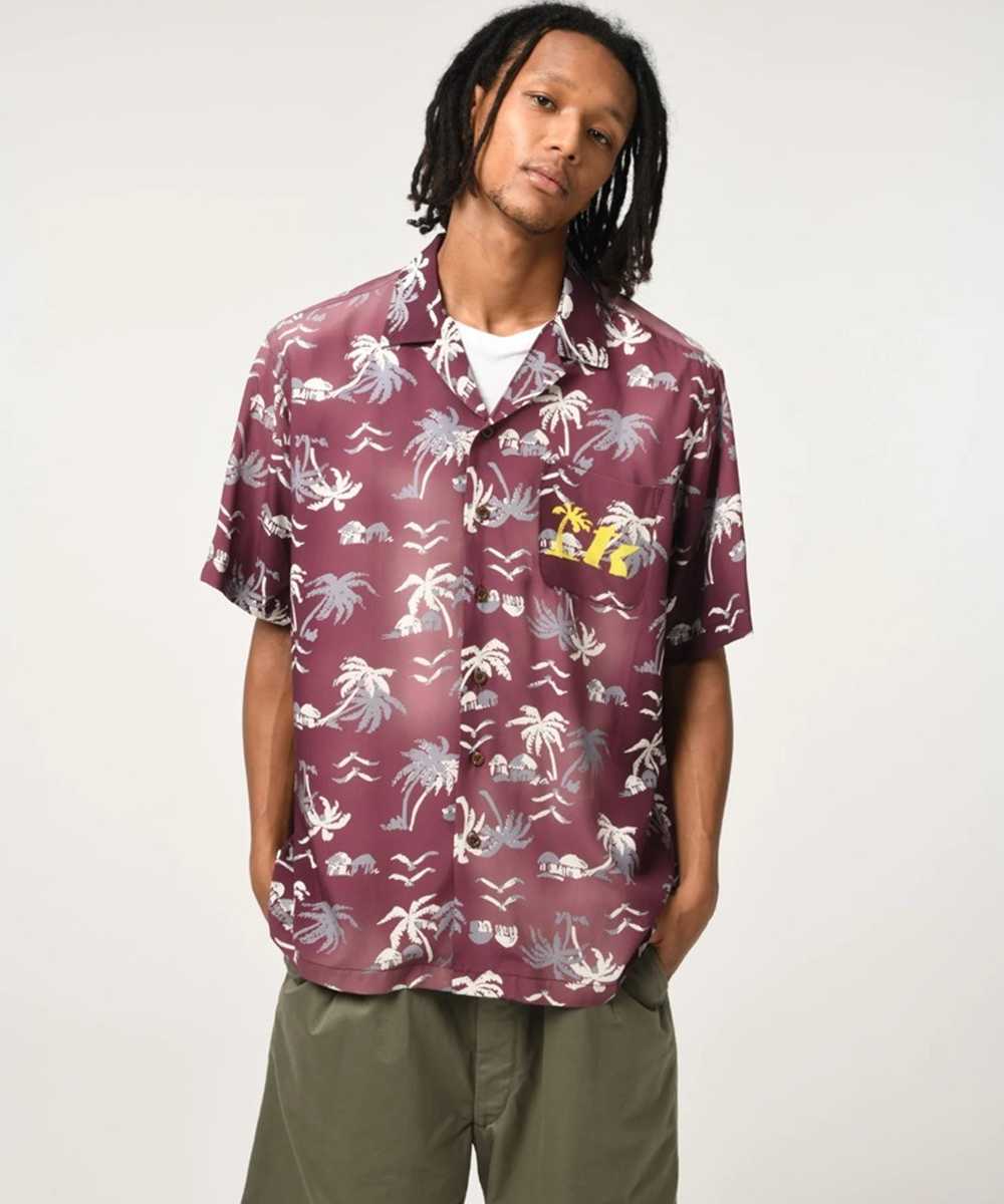 RECOGNIZE レコナイズ TK RECORDS HAWAIIAN SHIRTS SUNBURN 半袖シャツ