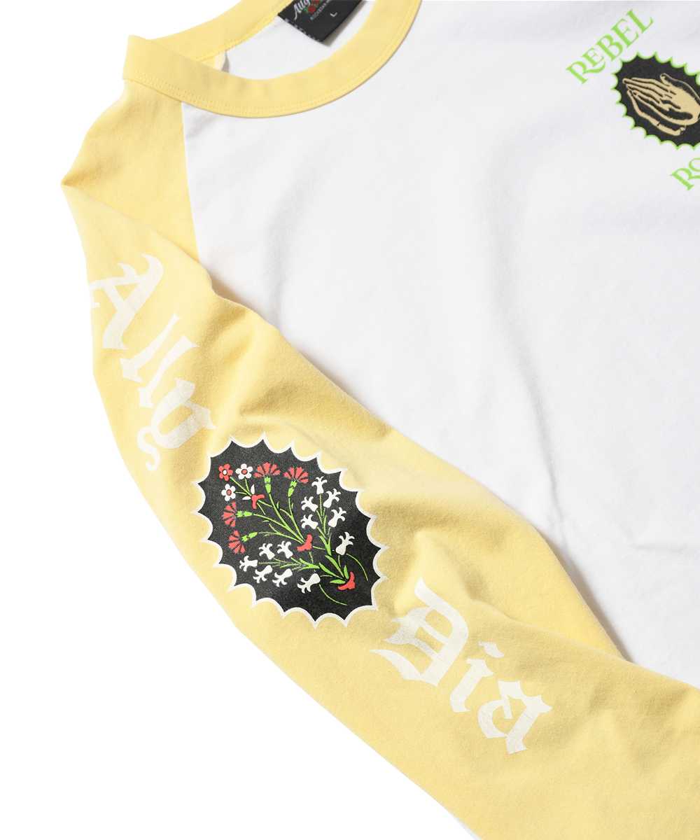 Ally＆Dia アリーアンドダイア ROSARY 3/4 RAGLAN Tee ラグラン