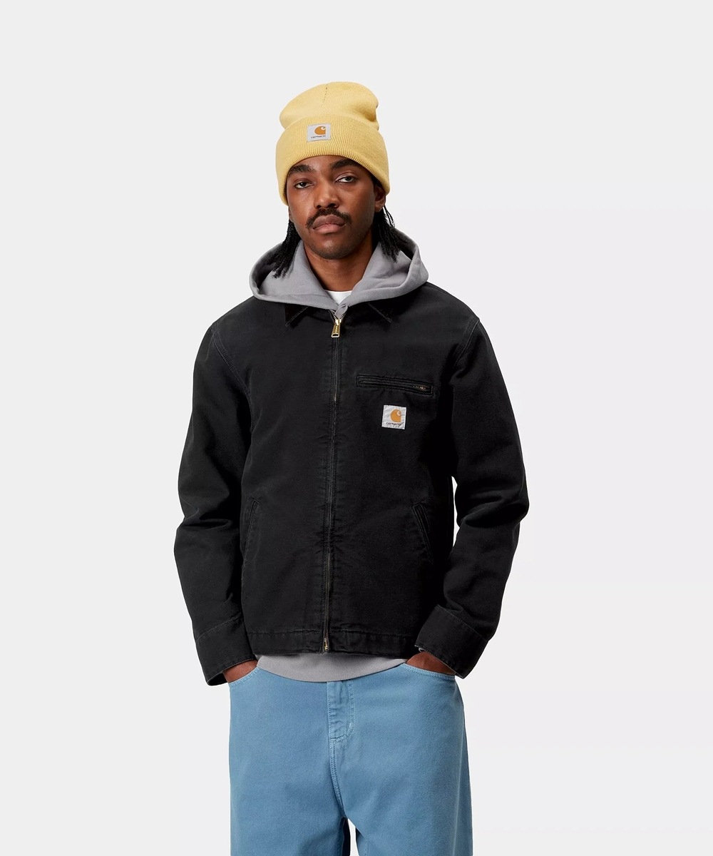 ジャケット・アウター CARHARTT WIP Detroit Black / Jacket Odzież Carhartt WIP Detroit Jacket 'Black' (I015264-00E01) | WSS