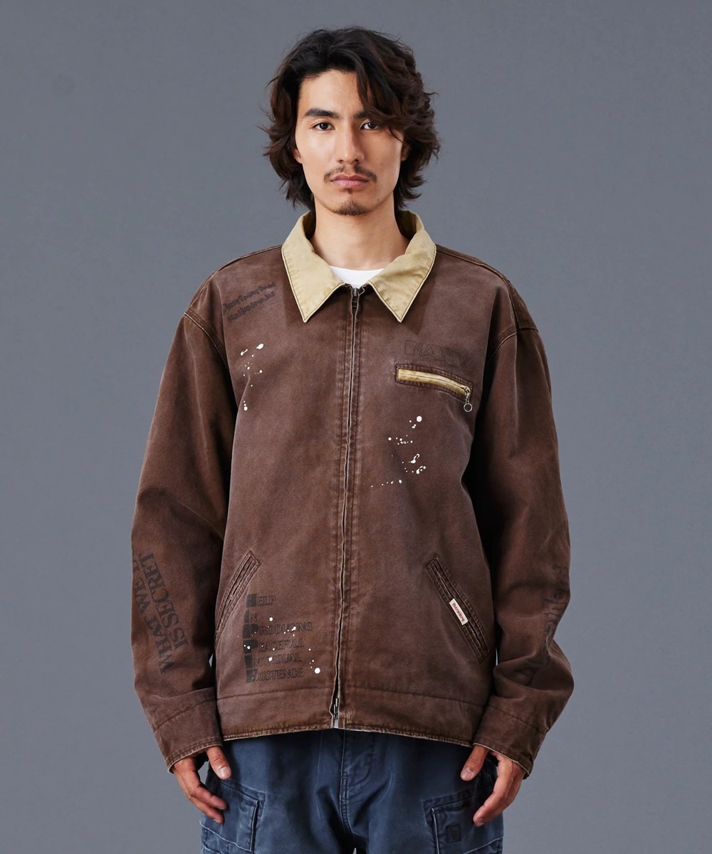 Liberaiders リベレイダーズ GARMENT DYED WORK JACKET ワーク
