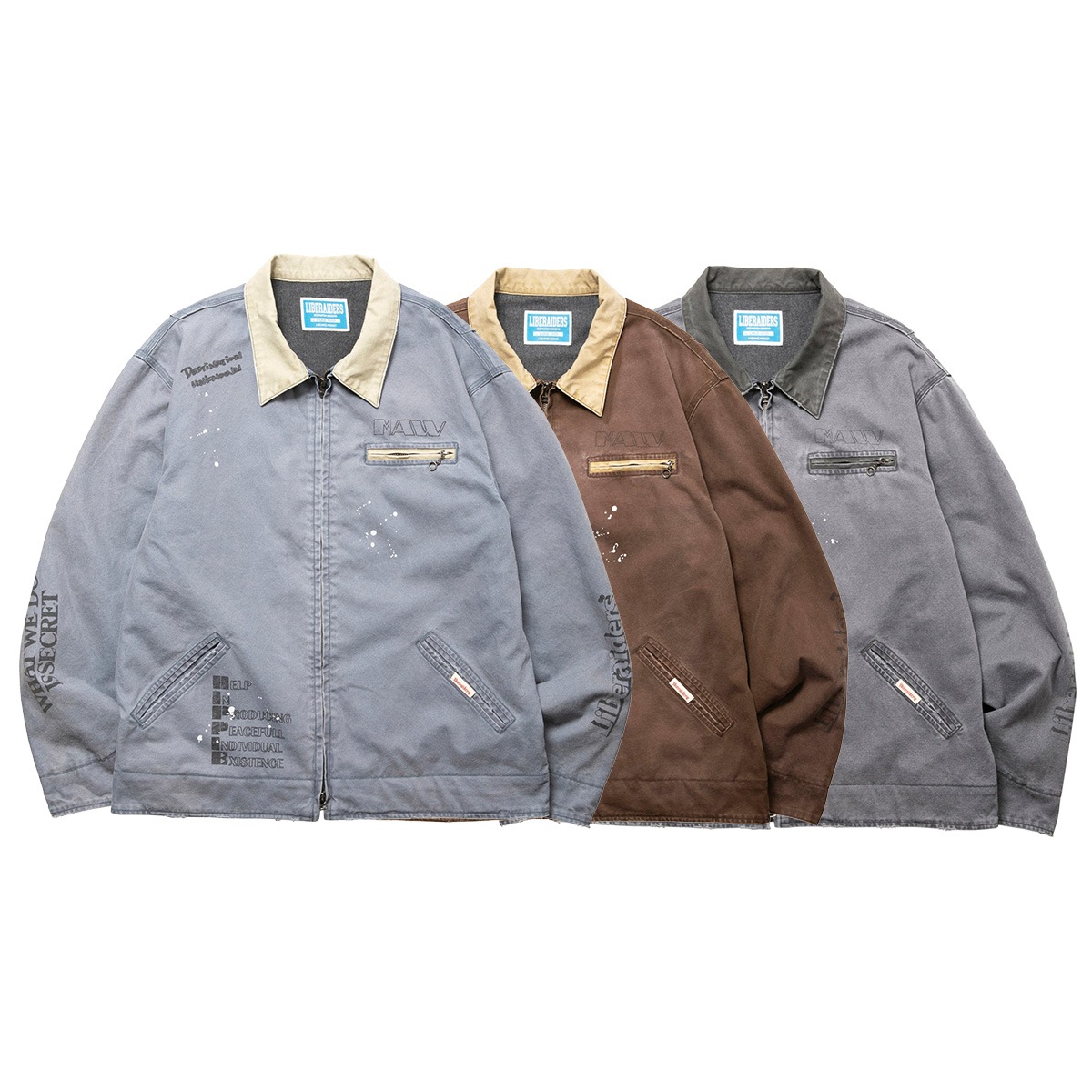 Liberaiders リベレイダーズ GARMENT DYED WORK JACKET ワーク