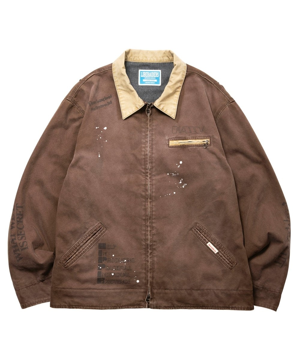 Liberaiders リベレイダーズ GARMENT DYED WORK JACKET ワーク
