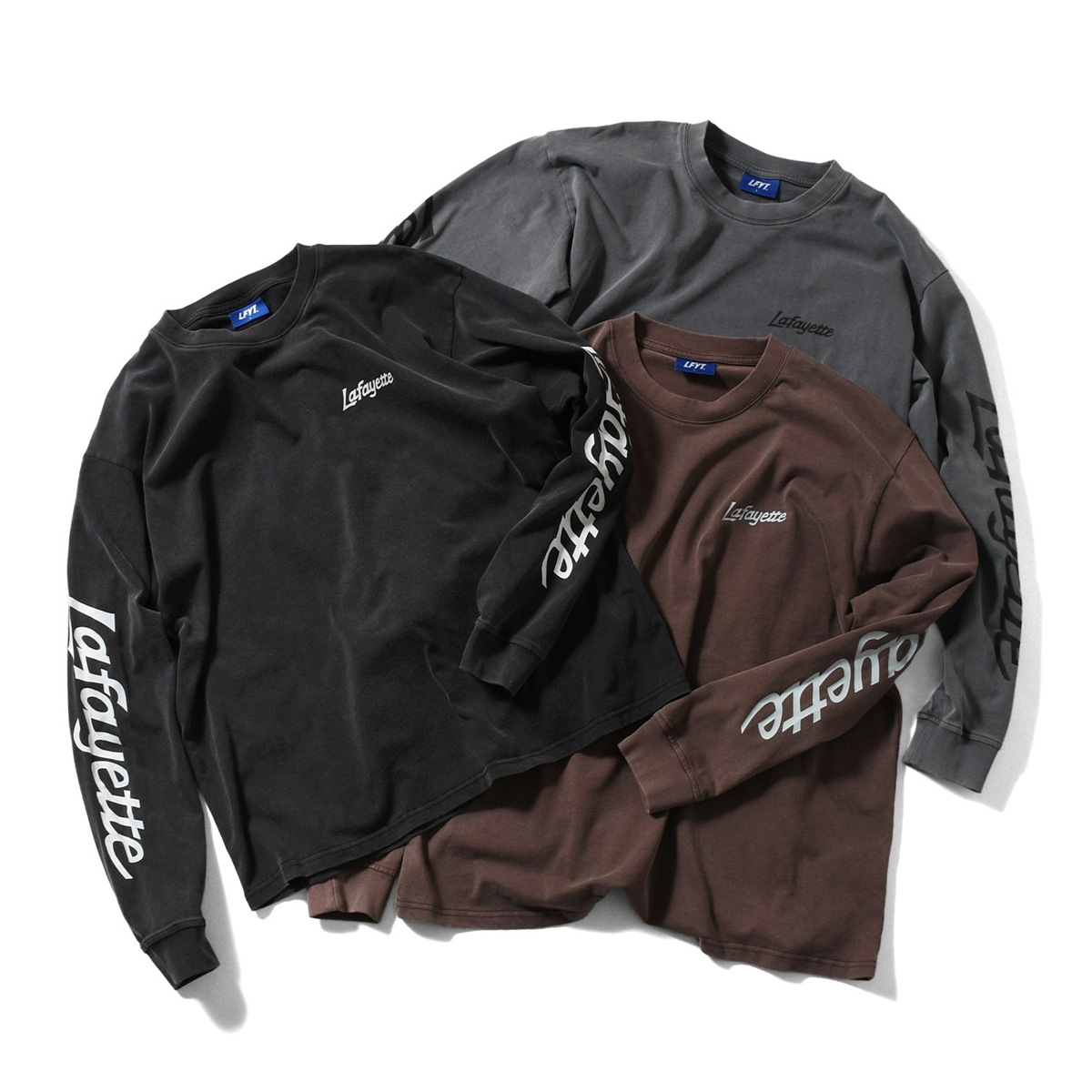 LFYT エルエフワイティー SLEEVE LOGO WASHED L/S TEE 長袖Tシャツ