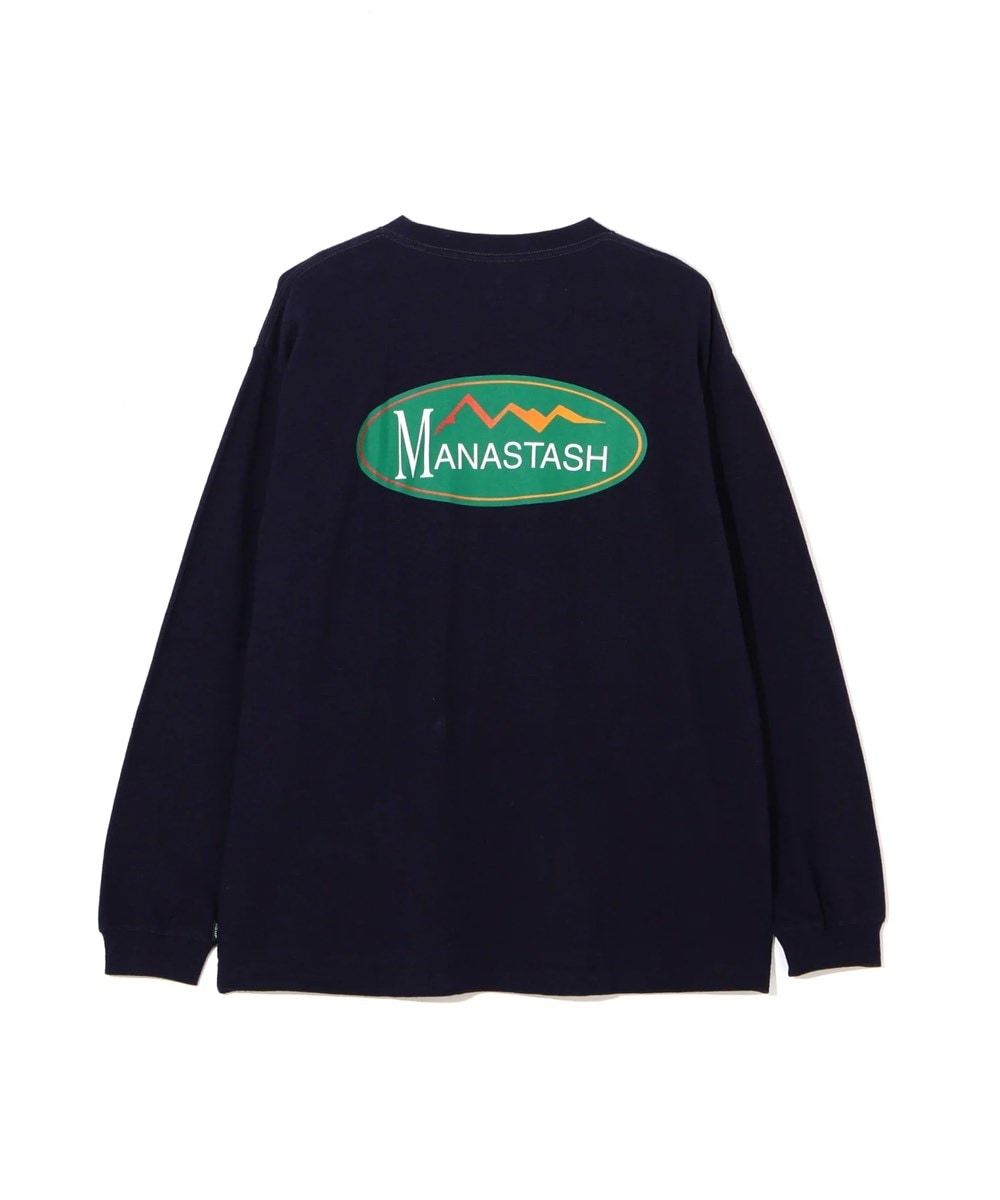MANASTASH マナスタッシュ HEMP L/S TEE ORIGINAL LOGO 長袖T