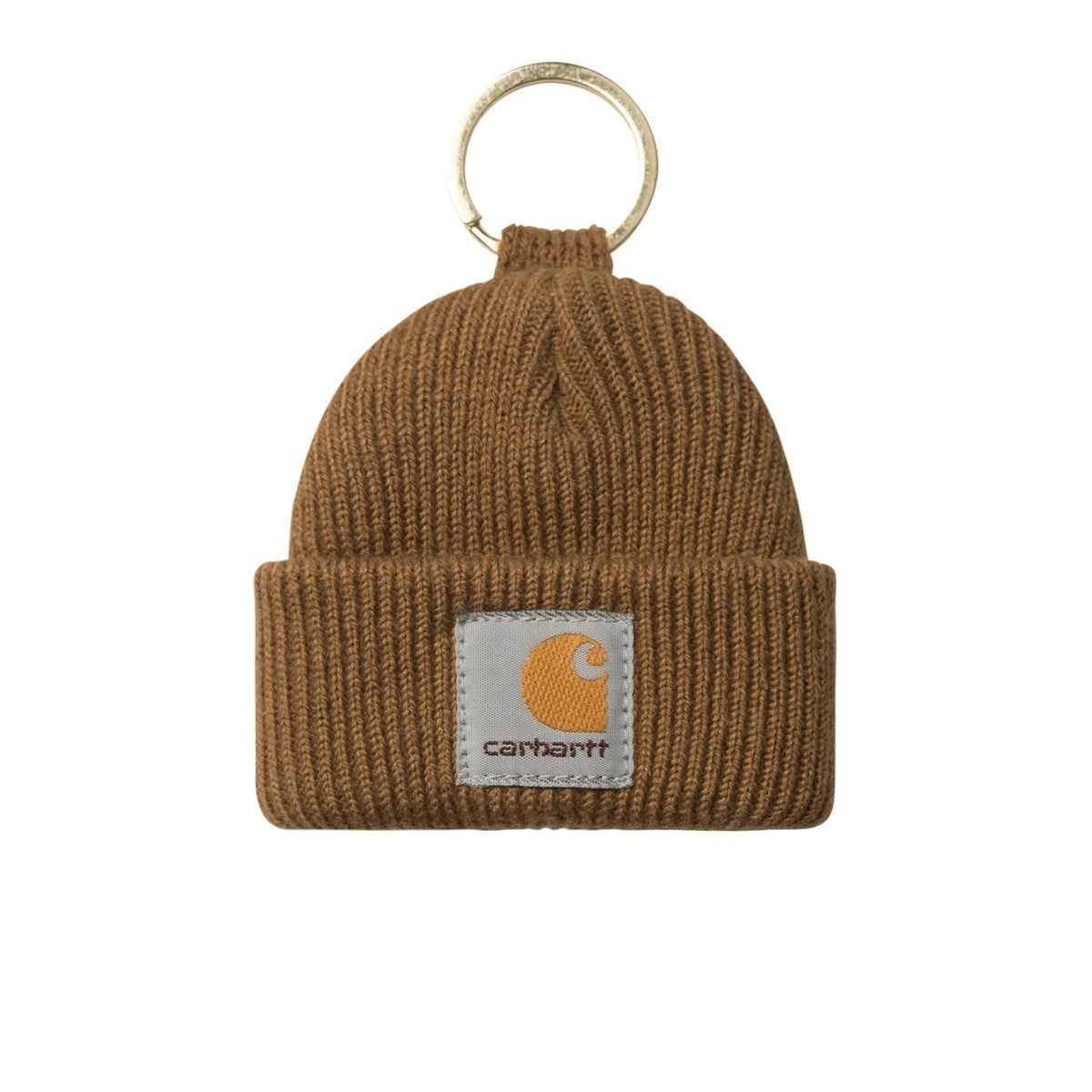 CARHARTT カーハート MINI WATCH HAT KEYCHAIN HZXX HALITON BROWN