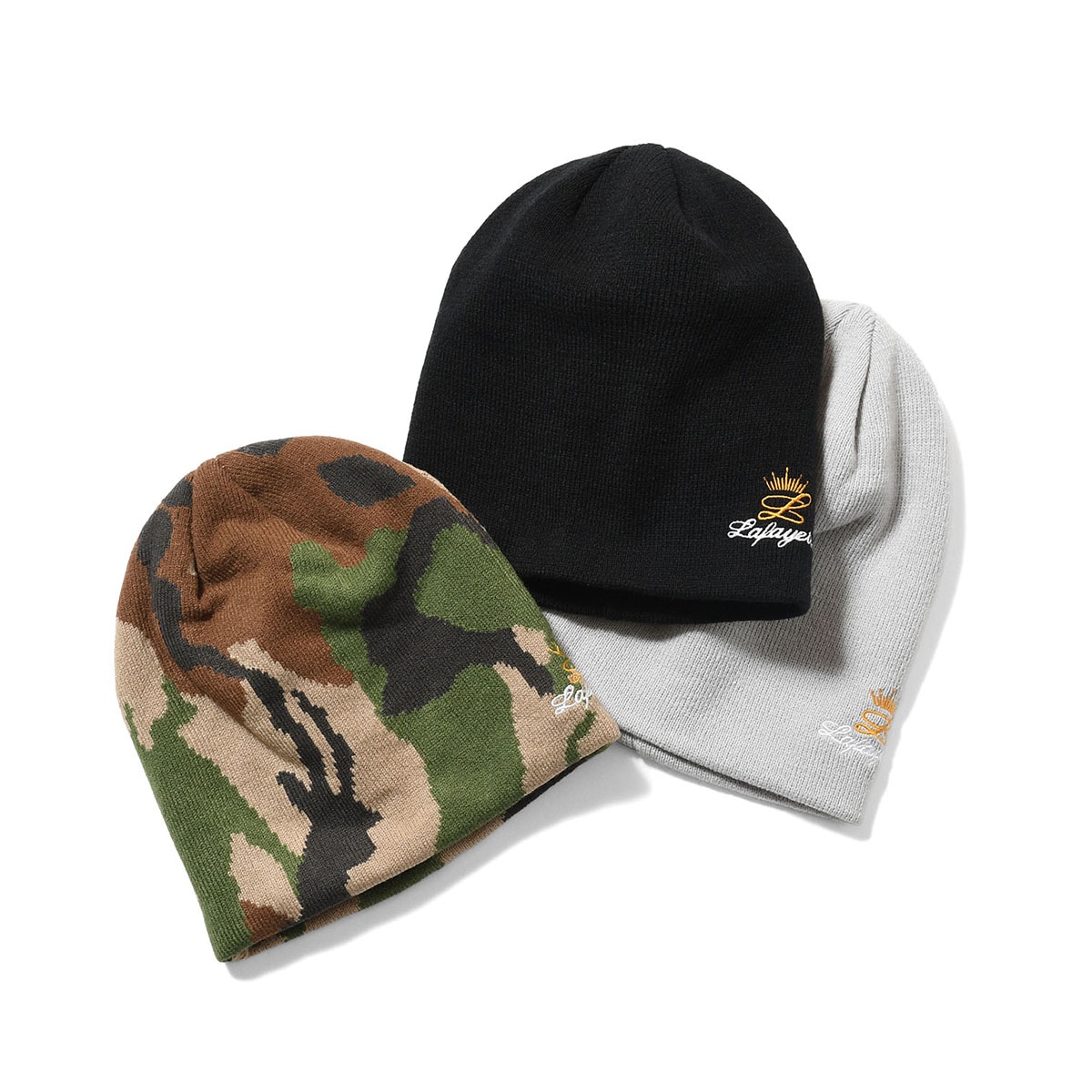 LFYT エルエフワイティー GOLD L LOGO SINGLE BEANIE ニットキャップ