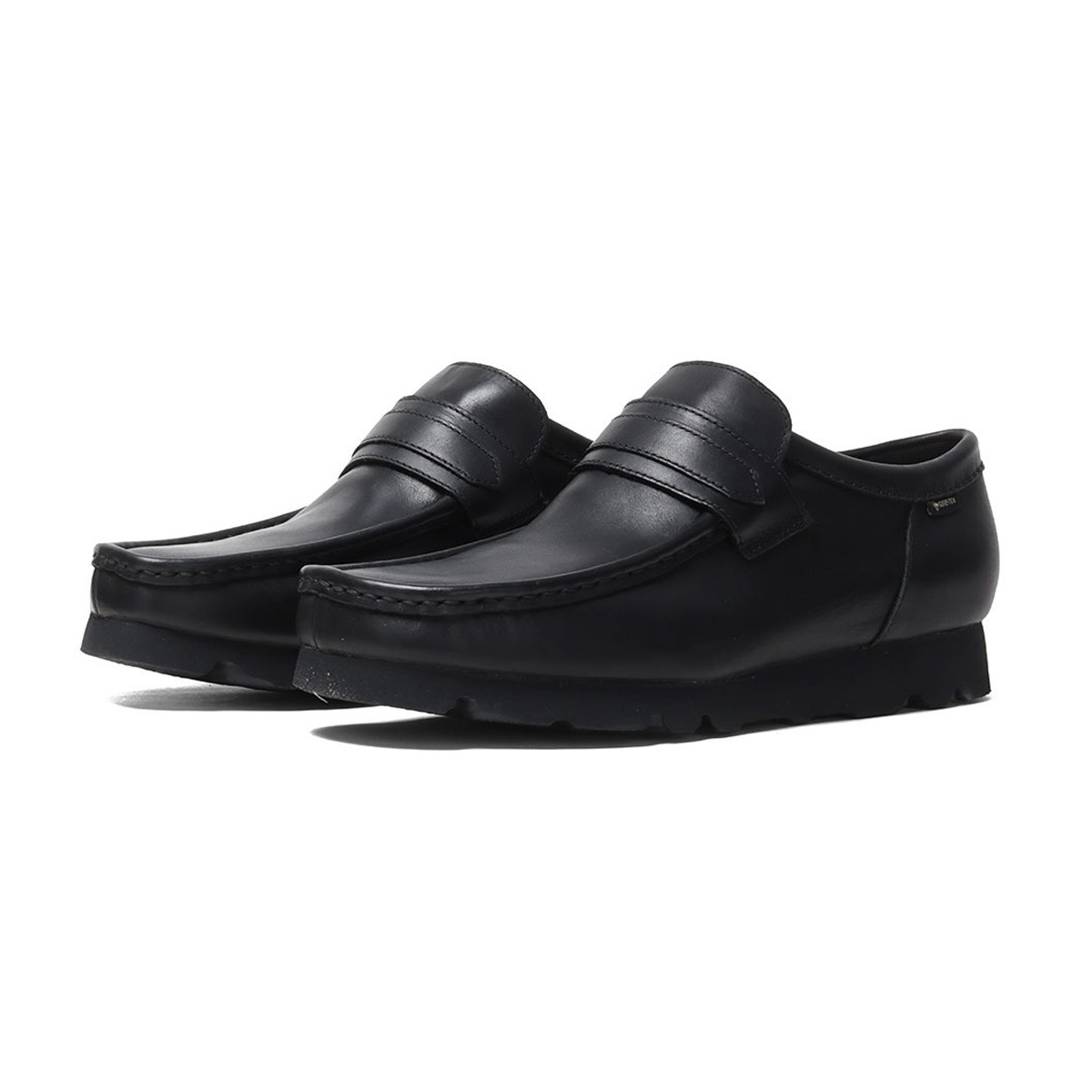 Clarks クラークス WallaLoaferGTX Blk/Black Lea スニーカー 26186774 