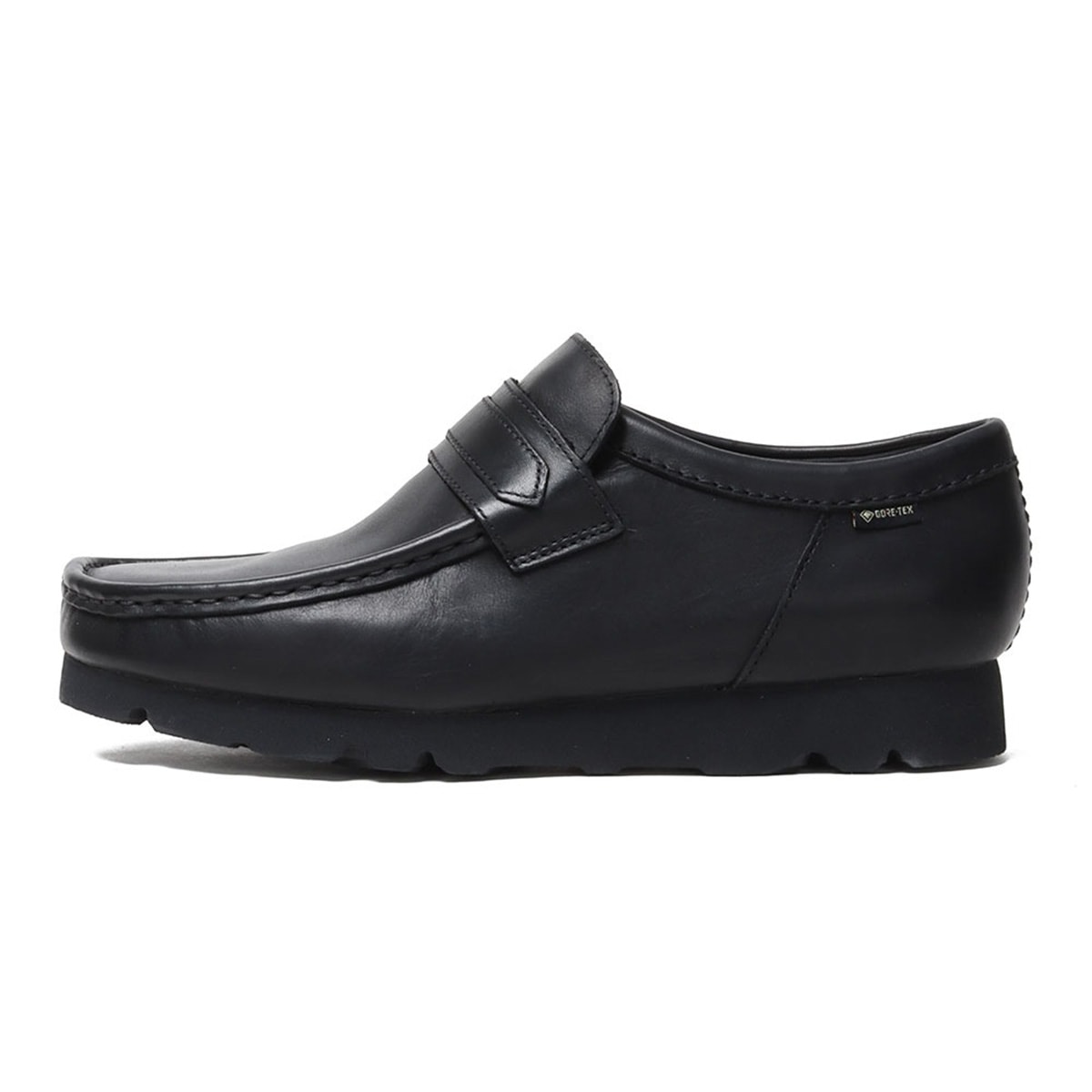 Clarks クラークス WallaLoaferGTX Blk/Black Lea スニーカー 26186774