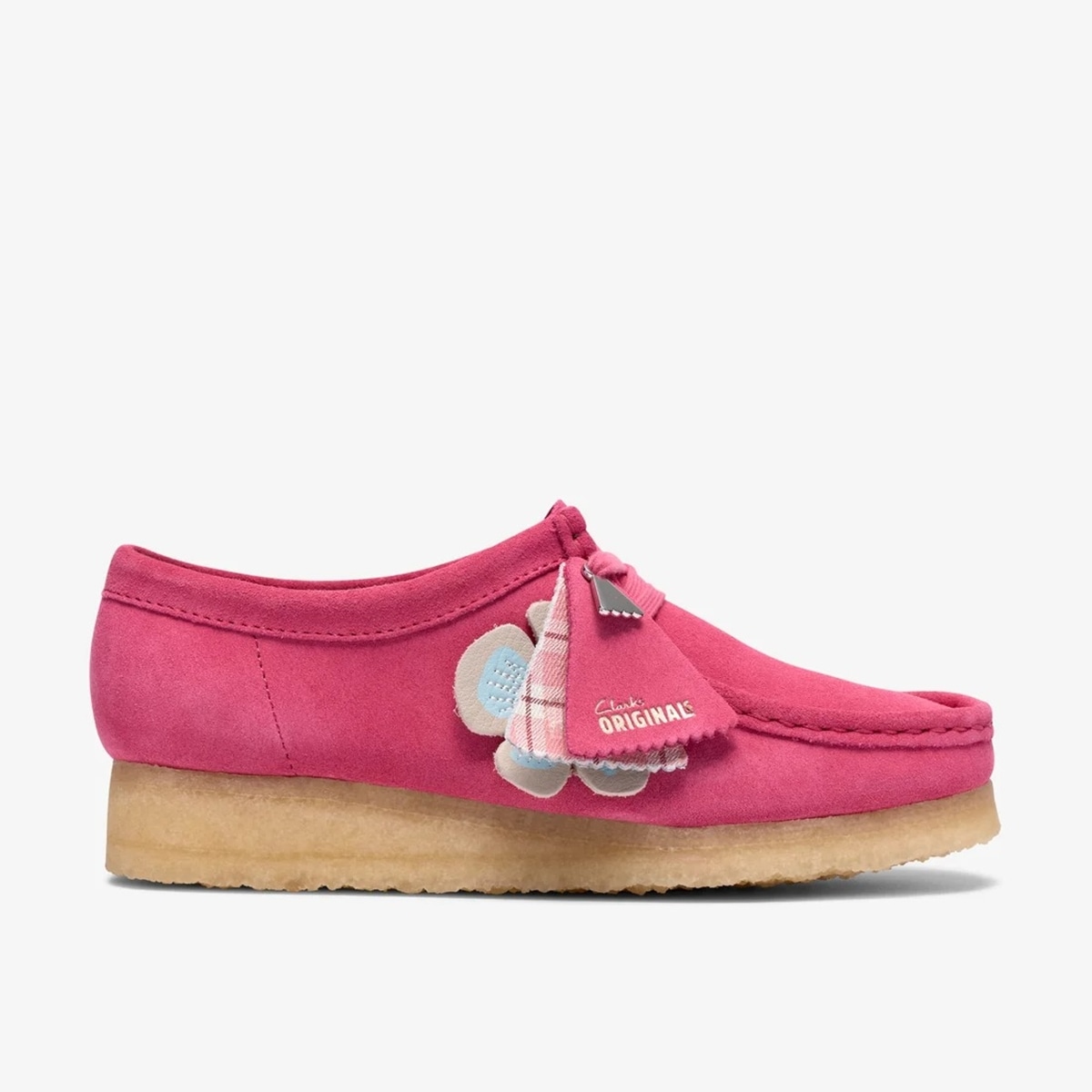 Clarks クラークス Wallabee. Pink Interest スニーカー 26186511の