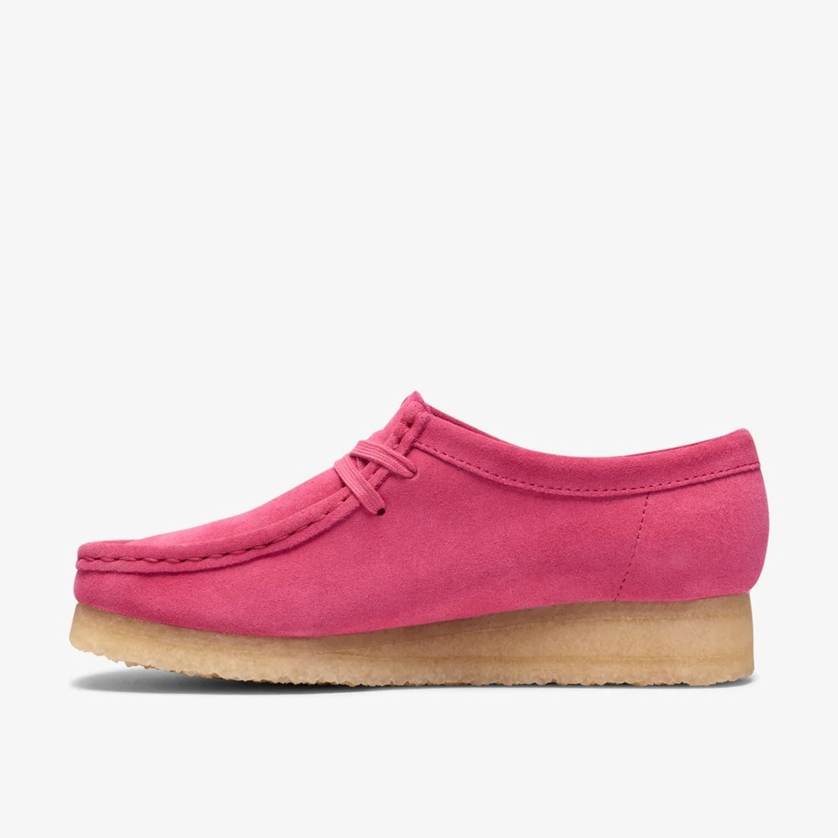 Clarks クラークス Wallabee. Pink Interest スニーカー 26186511の
