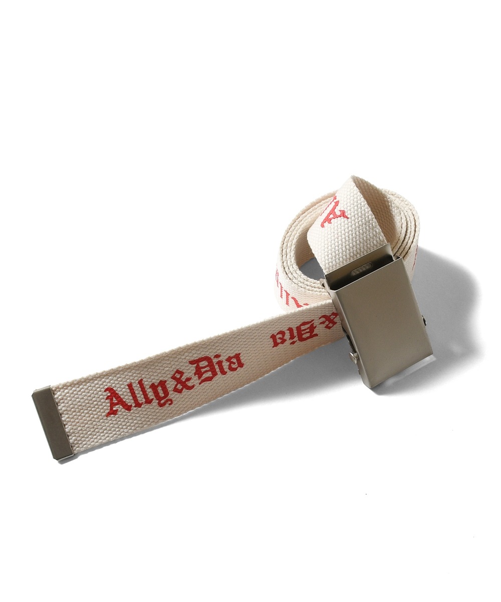 Ally＆Dia アリーアンドダイア LOGO CLIP BELT ベルト AD25AW006の通販