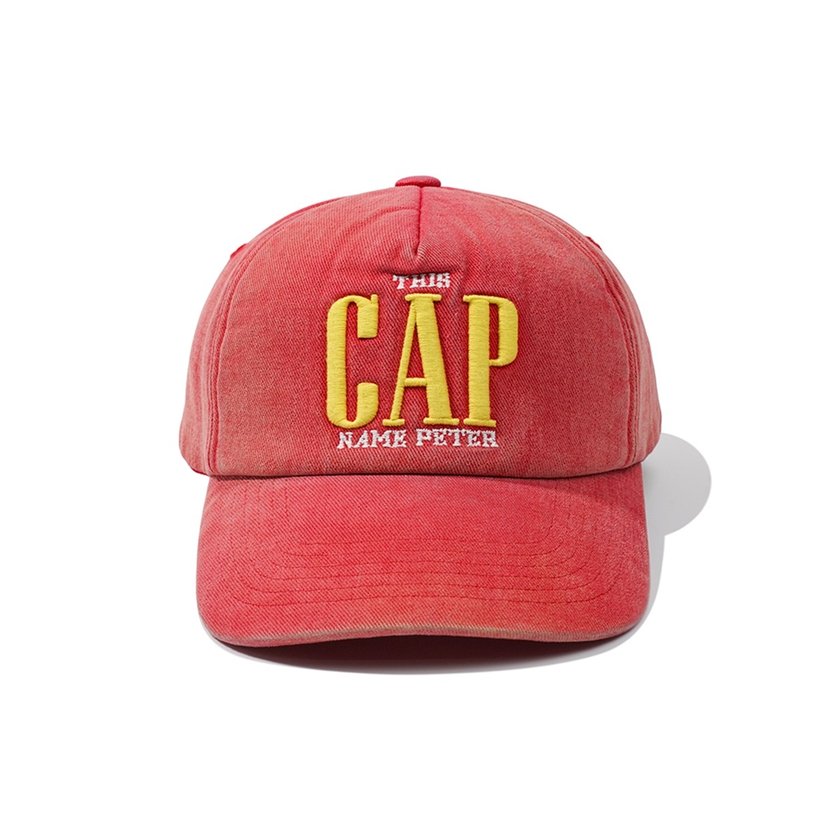帽子 P.L.N RED HAIR CAP MY NAME IS PETER マイネームイズピーター 5-PANEL THIS 'CAP